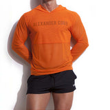 Alexander Cobb Transparent Hoody Orange