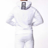 Alexander Cobb Zipper Hoody White