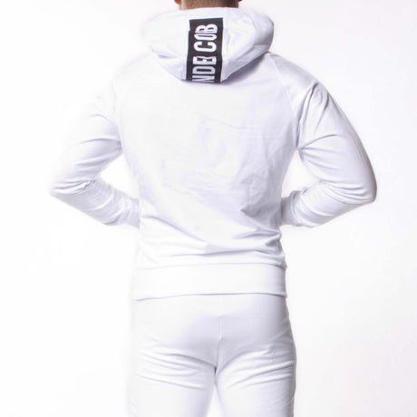 Alexander Cobb Zipper Hoody White