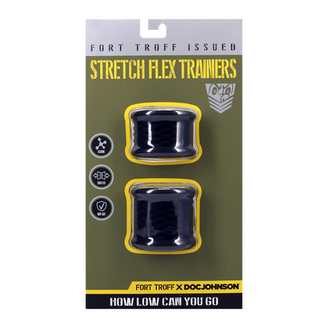 Fort Troff Stretch Flex Trainers Ballstretcher 2 Pk Black