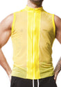 Alexander Cobb Zip Up Mesh Tank Yellow