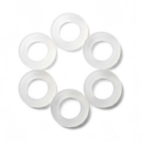 Boners Cock Ring Set of 6 Transparent