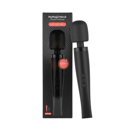 MyMagicWand Wand Vibrator Medium Black