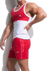 Alexander Cobb Sports Tank Top White Red