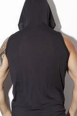 Alexander Cobb Sleeveless Sport Hoody Black