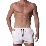 Alexander Cobb Double Stripe Gym Short Beige