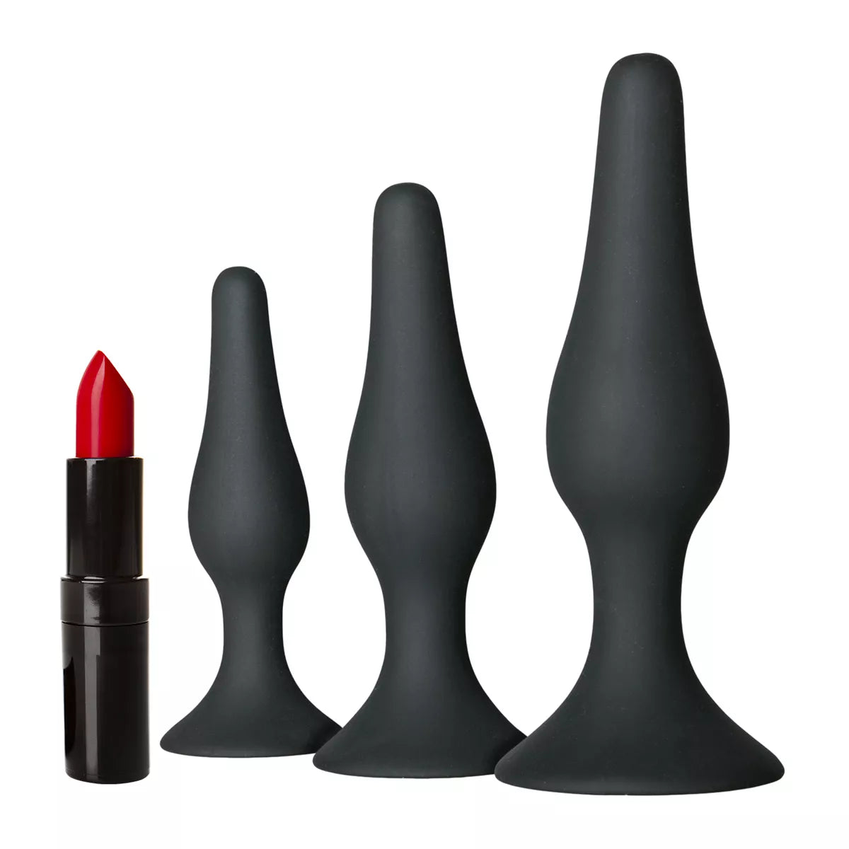 EasyToys Butt Plug Set Black