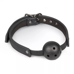 EasyToys Ball Gag with PVC Ball Black