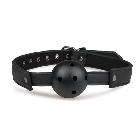 EasyToys Ball Gag with PVC Ball Black