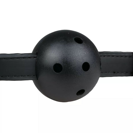 EasyToys Ball Gag with PVC Ball Black