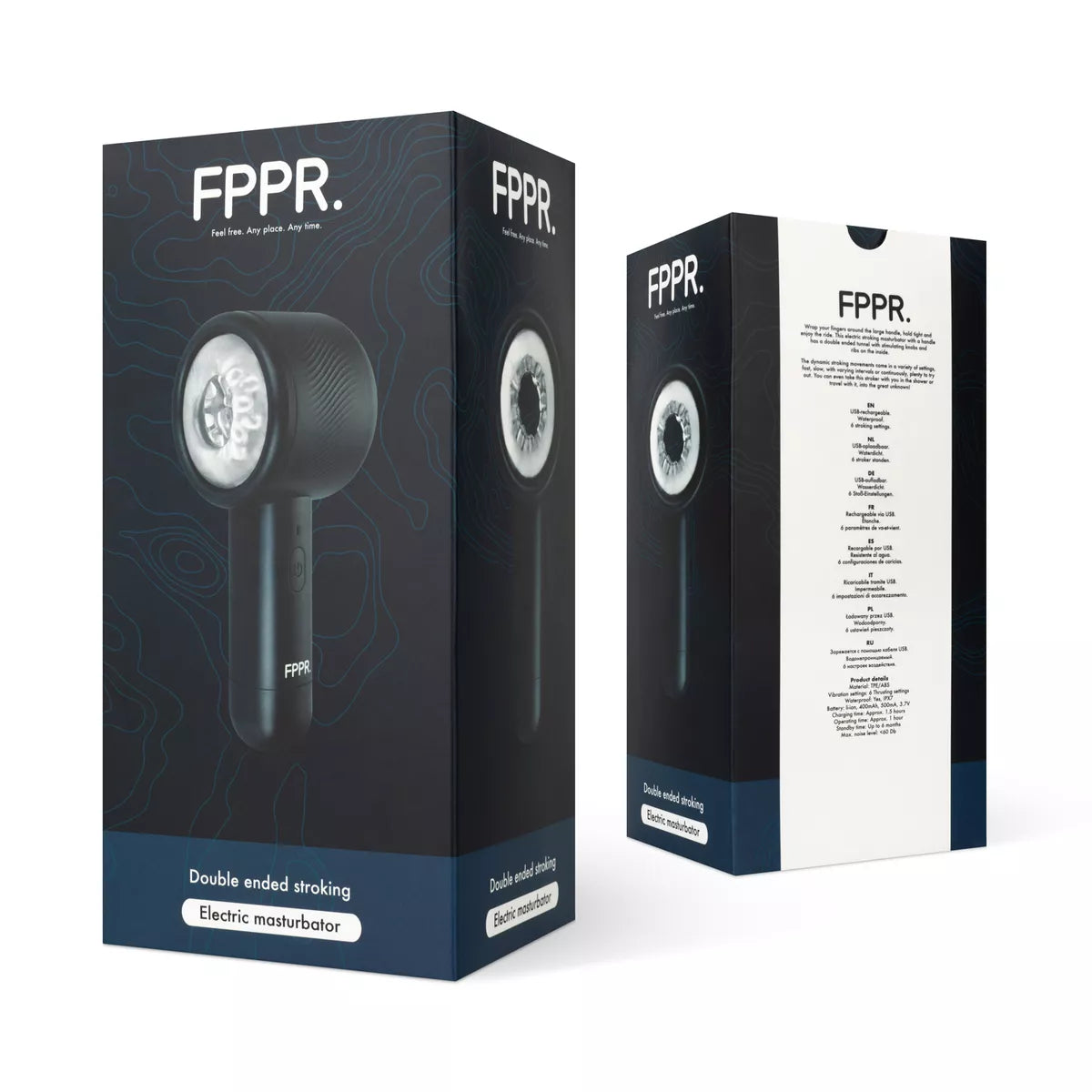 FPPR. Electic Blowjob Stroker Blue