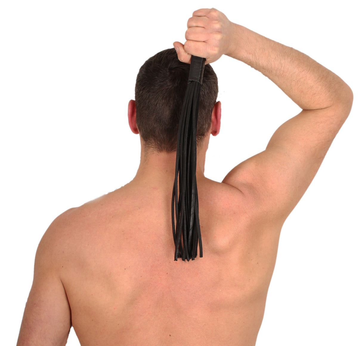 The Red Leather Flogger Strings 43cm