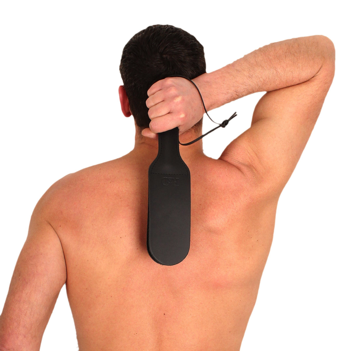 The Red Double Leather Paddle 31cm x 7cm