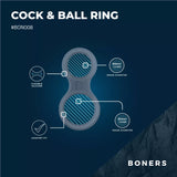 Boners Silicone Cock Ring & Ball Stretcher