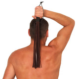 The Red Leather Flogger Brown 50cm