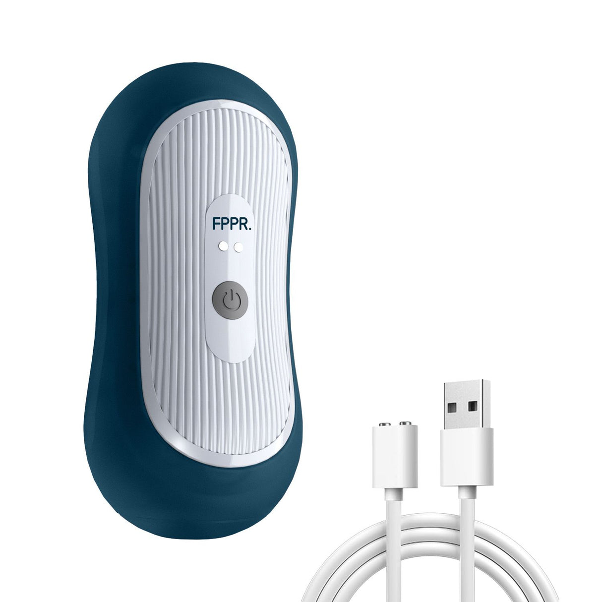 FPPR. Squeezable Vibrating Masturbator Blue