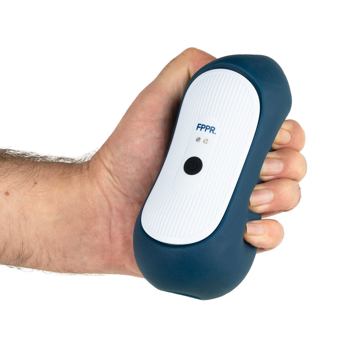 FPPR. Squeezable Vibrating Masturbator Blue
