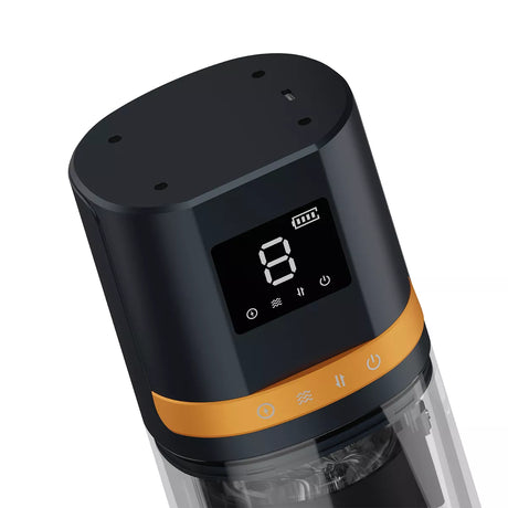 CRUIZR CM08 4 in 1 Masturbator with LCD Display Black