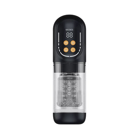 CRUIZR CM07 Thrusting and Rotating Masturbator Black