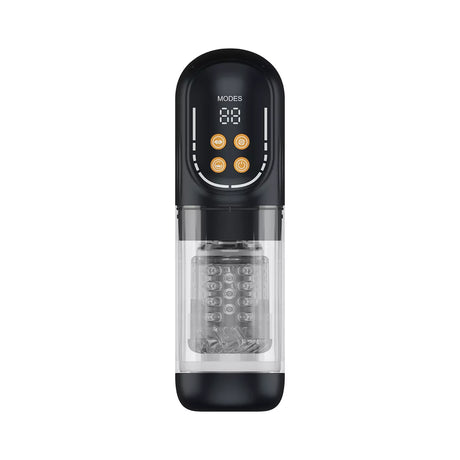 CRUIZR CM07 Thrusting and Rotating Masturbator Black
