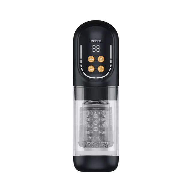 CRUIZR CM07 Thrusting and Rotating Masturbator Black