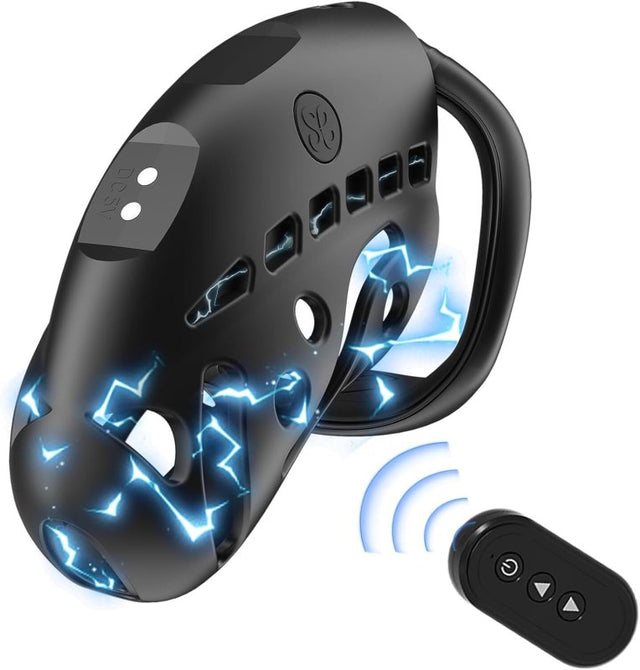 LOCK4D Wireless Punishment Chastity Cock Cage