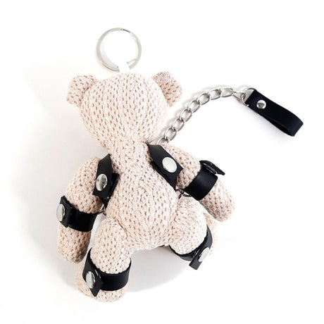 ruff GEAR Fetish Leash Teddy Bear Keyring