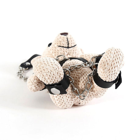 ruff GEAR Fetish Leash Teddy Bear Keyring