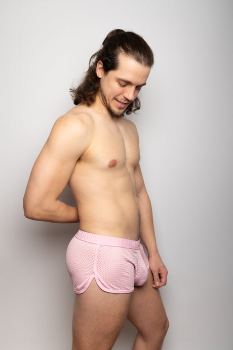 SUKREW Breeze Net Shorts Summer Pink