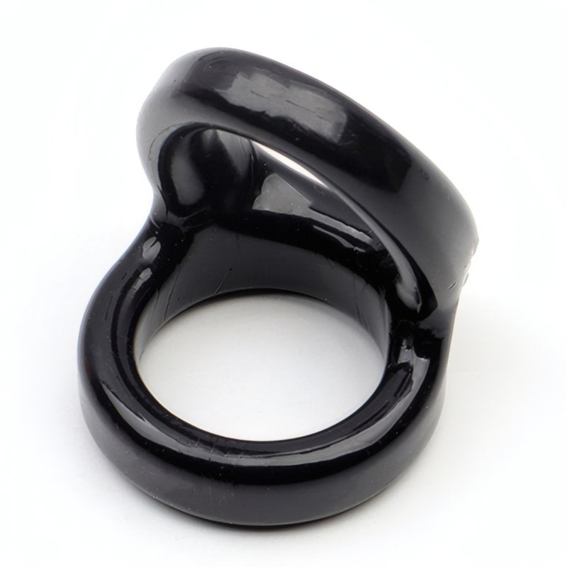 ruff GEAR Snug Tugger Cock and Ball Ring Black