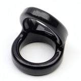 ruff GEAR Snug Tugger Cock and Ball Ring Black