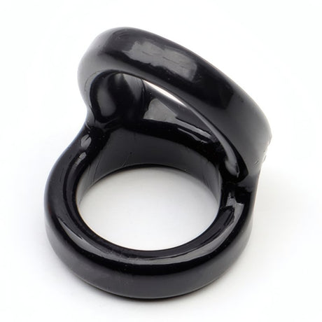 ruff GEAR Snug Tugger Cock and Ball Ring Black