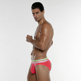 Code 22 Neo Mesh Bottomless Brief Pink