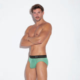 Code 22 Sheer Mesh Brief Green