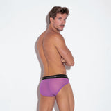 Code 22 Sheer Mesh Brief Grape