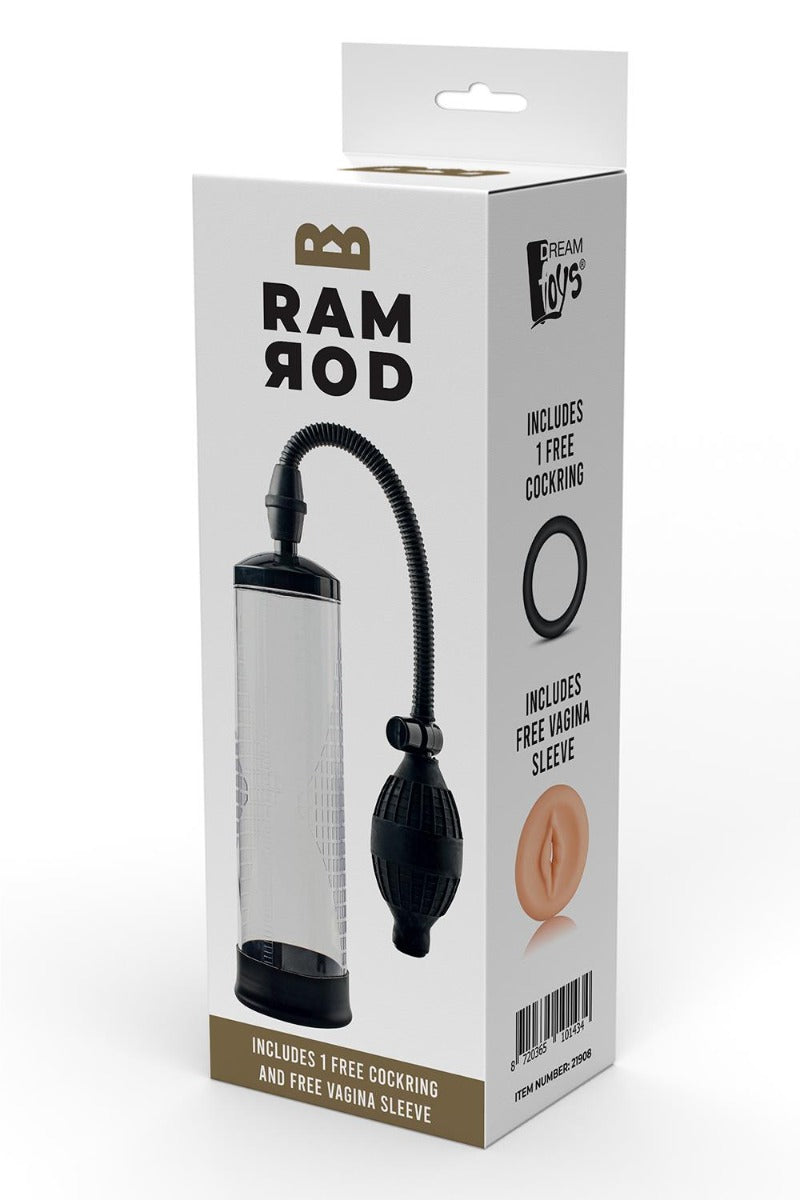 Ram Rod Classic Penis Pump Clear