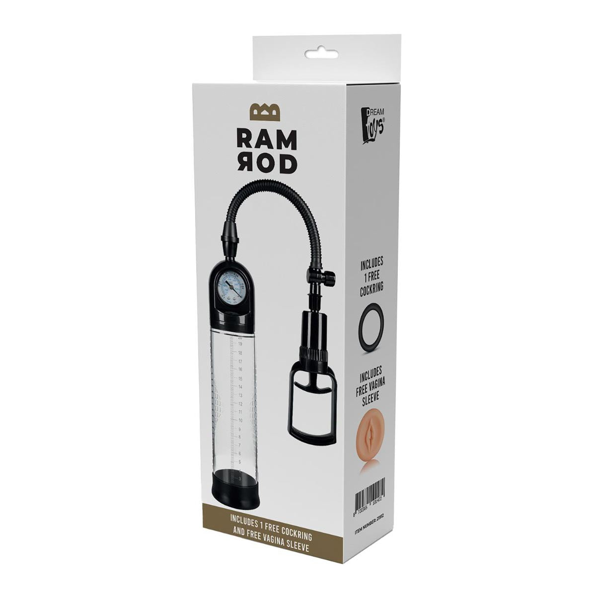 Ram Rod Deluxe Penis Pump Clear