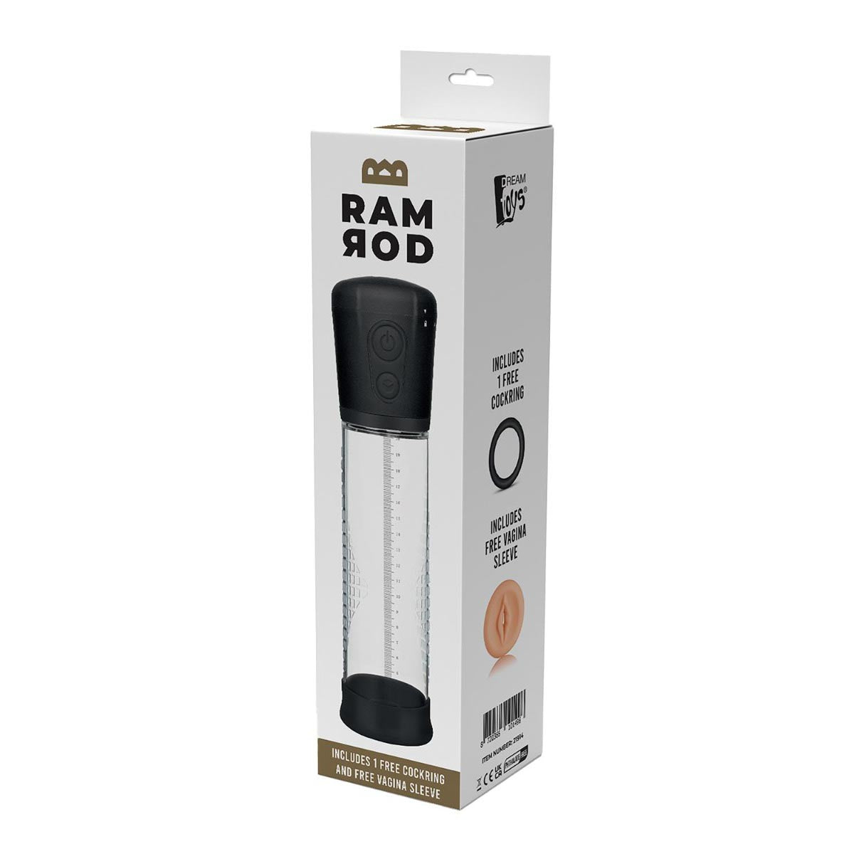 Ram Rod Automtic Penis Pump Clear