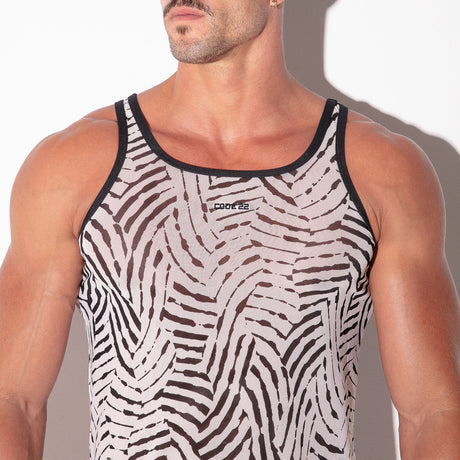 Code 22 Savanna Tank Top Off White