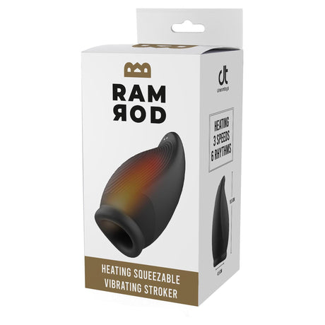 Ram Rod Heating Squezable Vibrating Stroker Masturbator