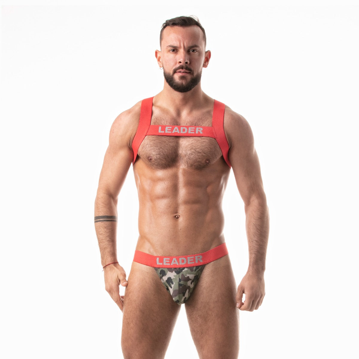 Leader GI Harness Red