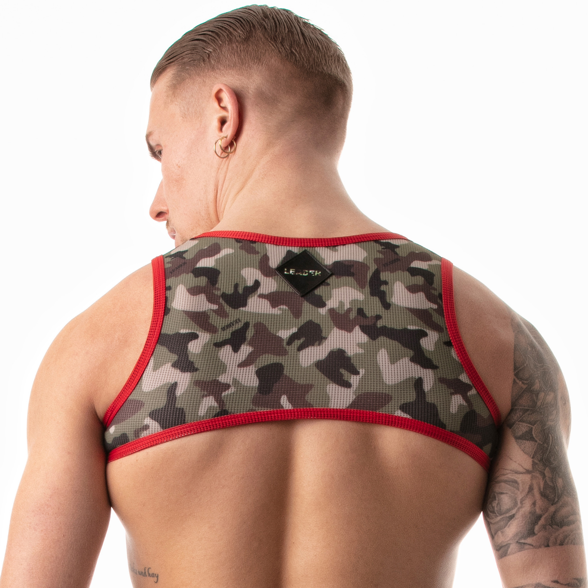 Leader Camo Warrior Harness Red