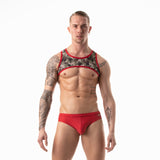 Leader Camo Warrior Harness Red