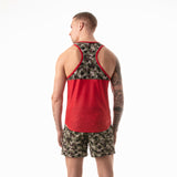 Leader Camo Racer Tank Top Red