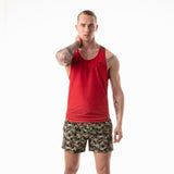 Leader Camo Racer Tank Top Red