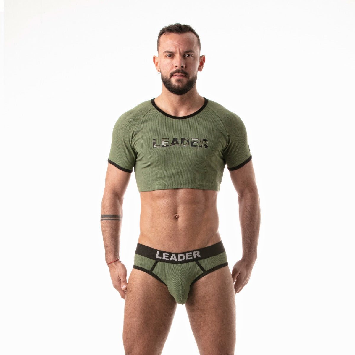 Leader GI Crop Top Army