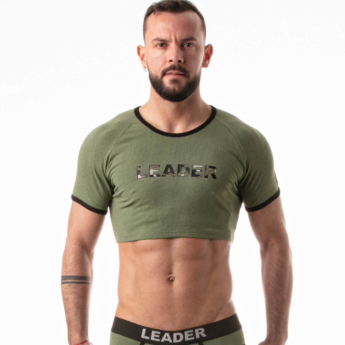 Leader GI Crop Top Army