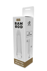 Ram Rod 7.6 Inch Penis Extender with Ball Strap Clear