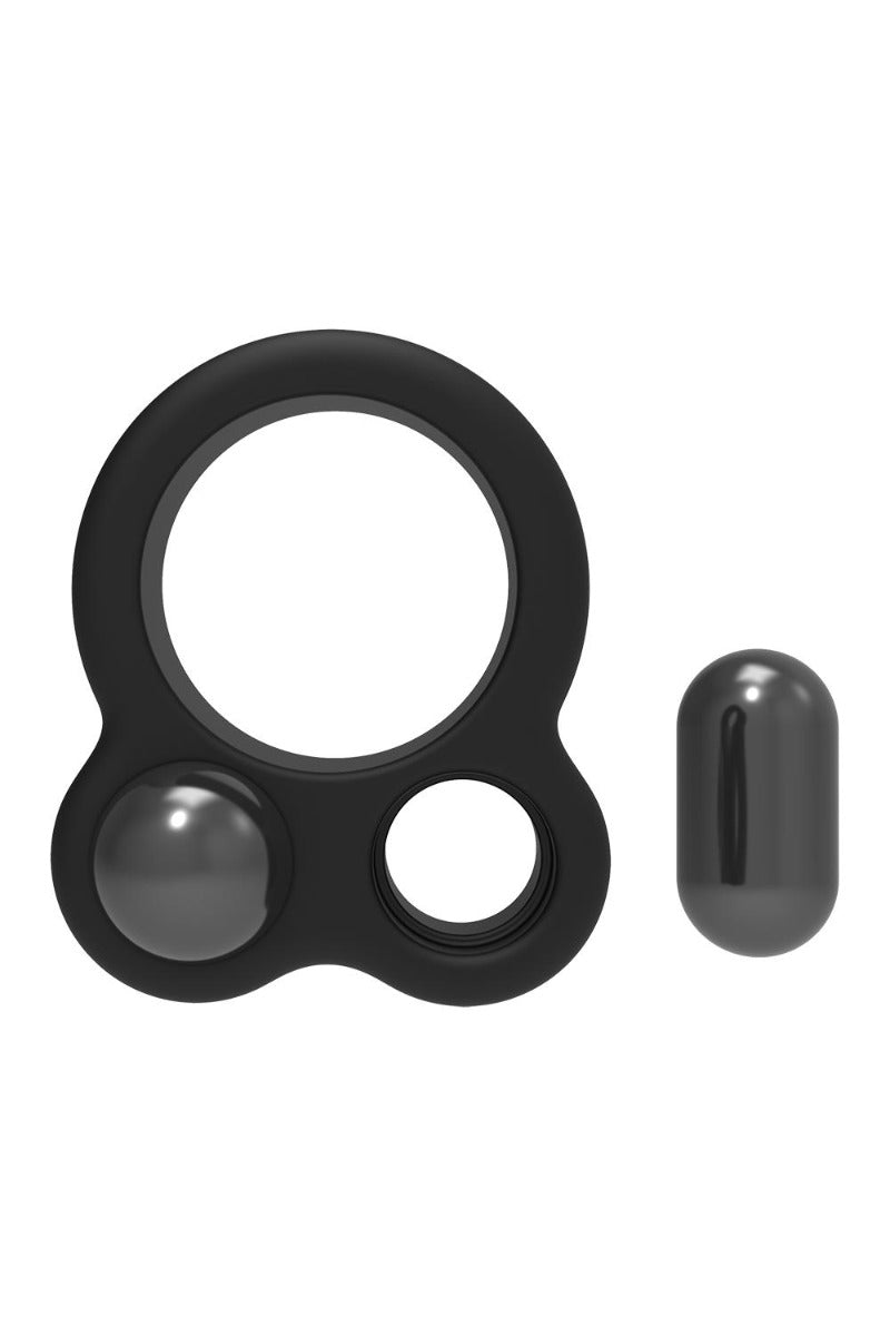 Ram Rod Cock Ring Dual Weight Black