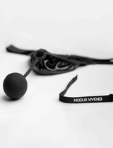 Modus Vivendi Pleasure Ball Thong Black Latex